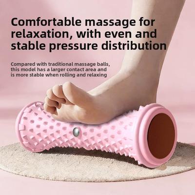 Manual Plastic Foot Massager Ball Yoga Massage Roller for Muscle Relaxation Plantar Fascia Care Home Therapy Tool
