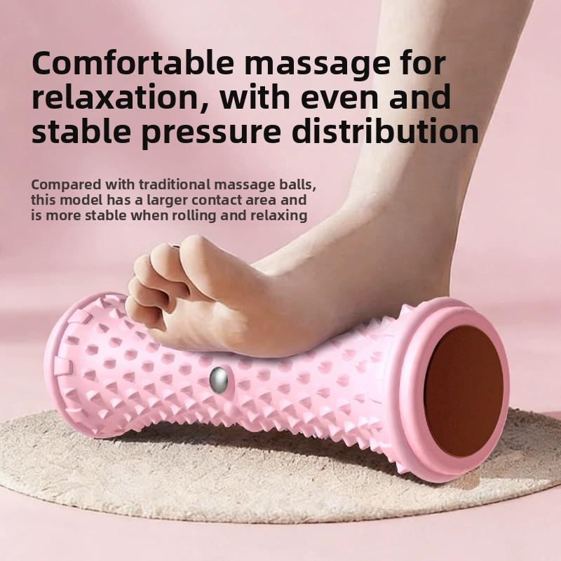 Manual Plastic Foot Massager Ball Yoga Massage Roller for Muscle Relaxation Plantar Fascia Care Home Therapy Tool