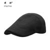 Daily literary style forward hat men's new linen beret retro casual painter newsboy hat