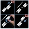 Plastic Steel Flat Hinge Folding Hinge Aluminum Alloy Screen Window Loose Leaf Detachable Hinge Home Improvement Door Hardware