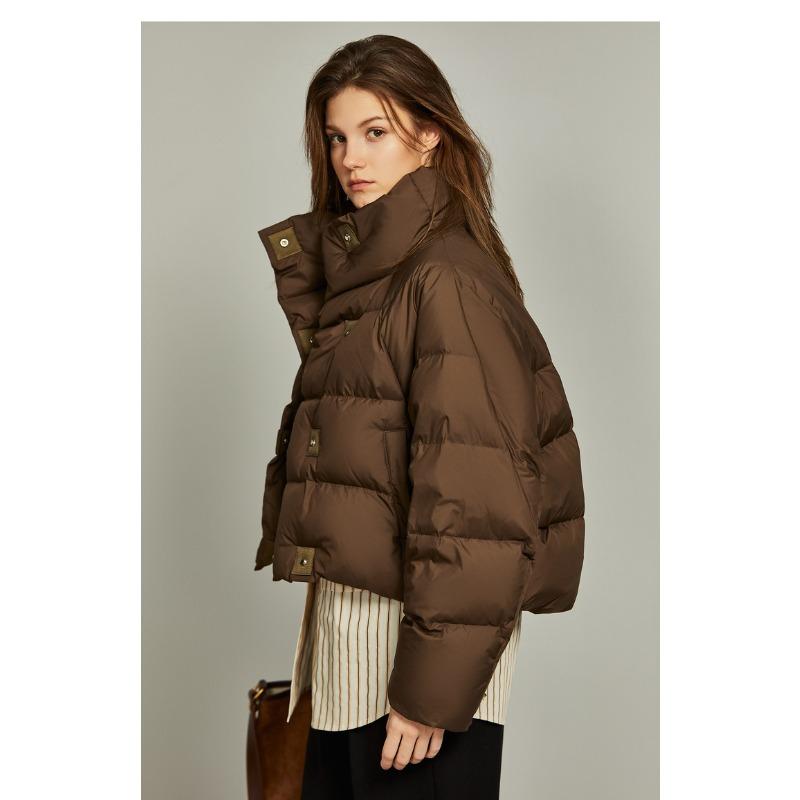 New Women's Winter Short Cotton Jacket with Korean Design Sense, Loose Cotton Jacket, Small and Thick Jacket