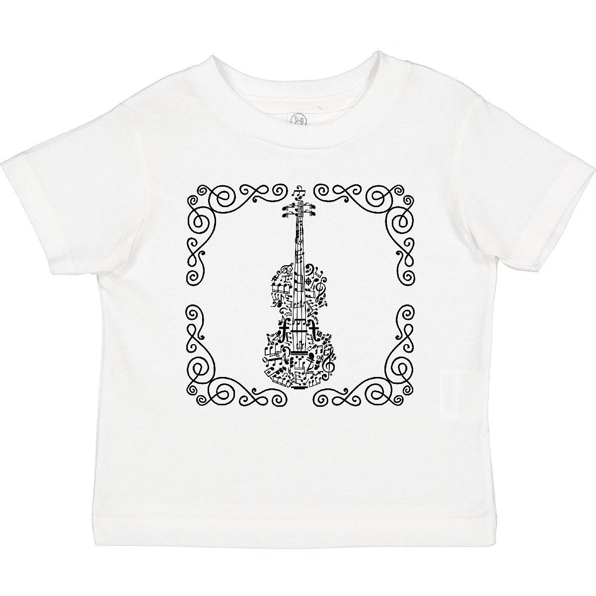 Inktastic Violin Music Instrut Musician Toddler T-Shirt Violinist Strings Kid 100