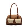 New simple elegant sweet and versatile autumn small crossbody bag with contrasting color shoulder small square bag