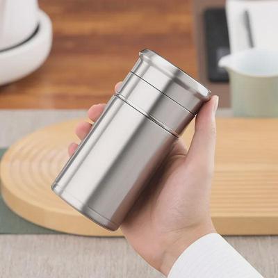 Portable Men's 316 Stainless Steel Tea Brewing Thermos Cup