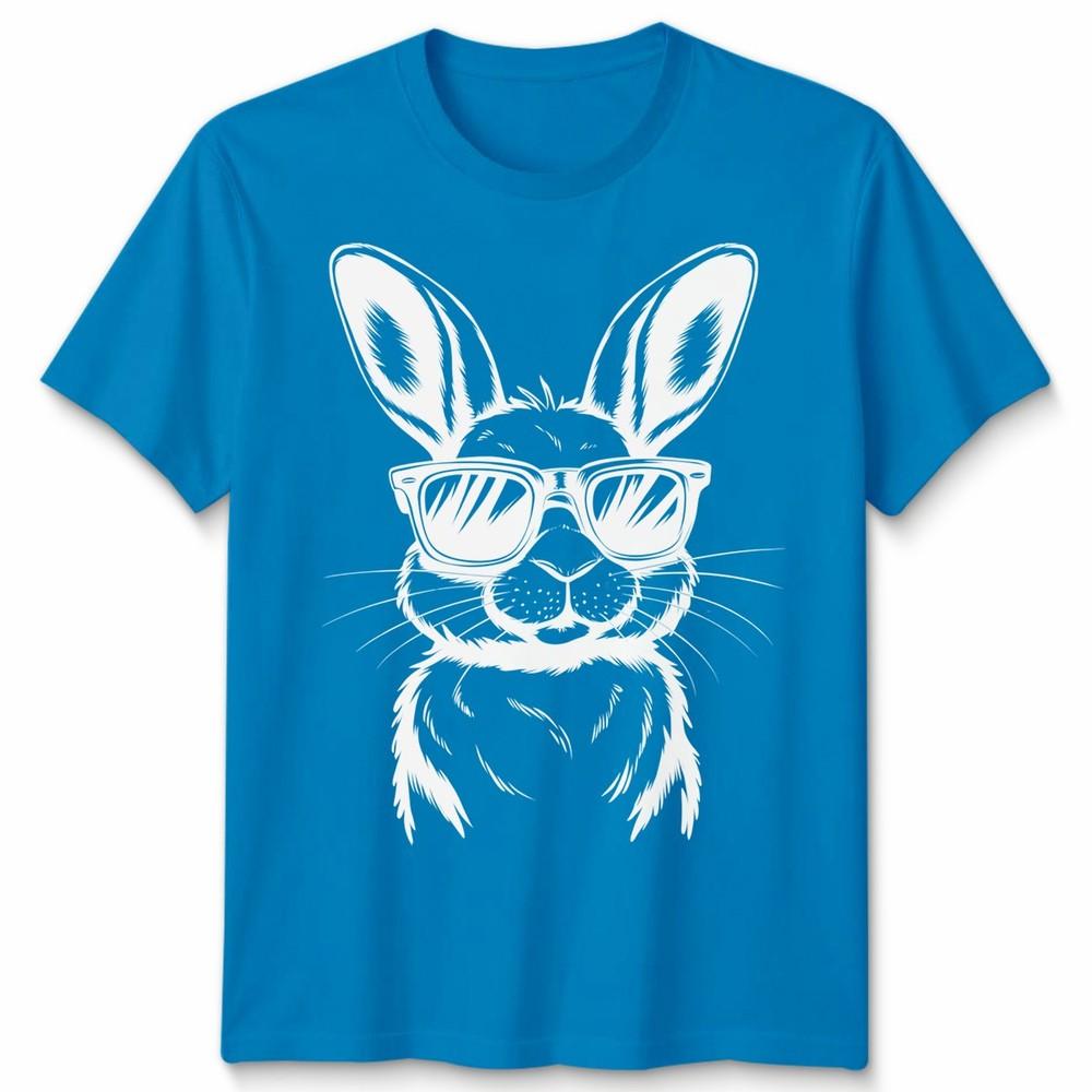 Funny Bunny Face Sunglasses Rabbit Easter Day Unisex Tshirt Gift
