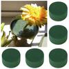 A84E-30Pcs Wedding Aisle DIY Craft Floral Arrangement Water-Absorbing Home Garden Green Flower Foam Fresh-Keeping Round Brick