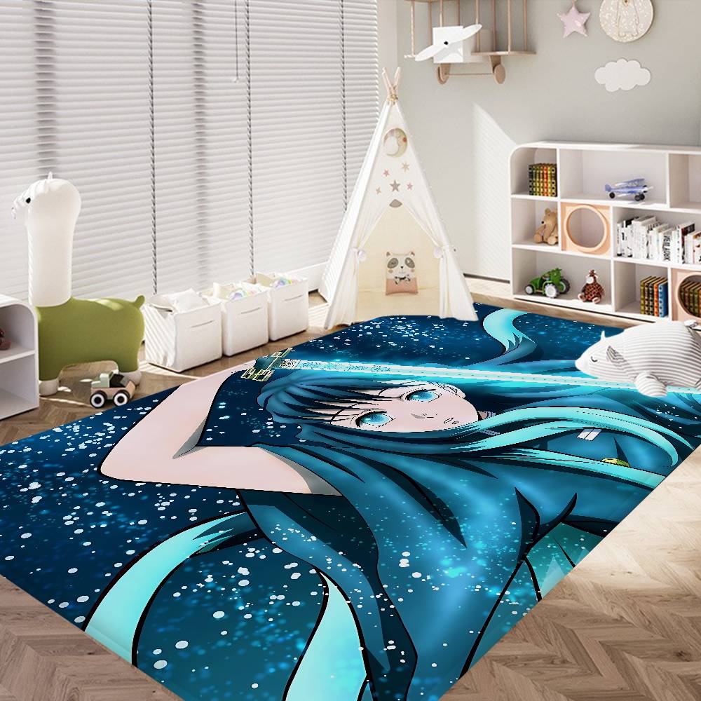 Muichiro Tokito Anime Door Mat Kids Room Bedroom Decoration Balcony Anti-Slip Doormat Living Room Doormat Area Rug 40cm x 60cm