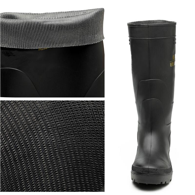 Laoguanjia Herren Hohe Wasserdichte Arbeits-Regenstiefel