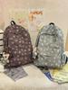 2025 Star Print Backpack for Female Students - Large Capacity, Lightweight, College & High School Schoolbag