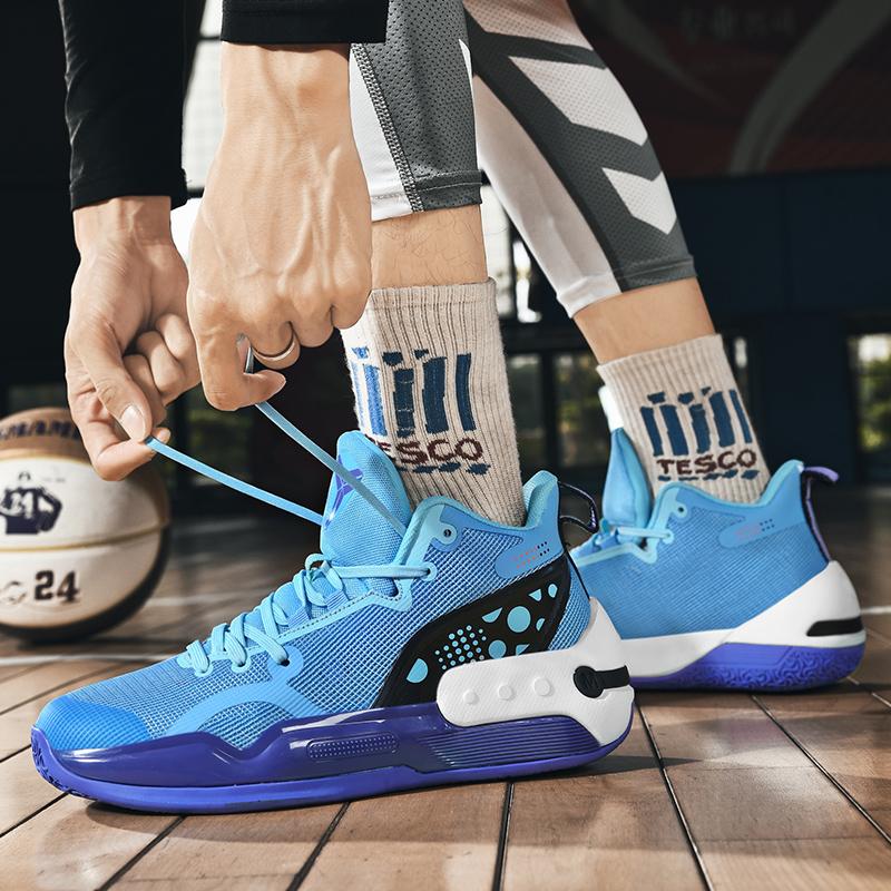 Herren-Sportschuhe, Basketballschuhe für Herren, rutschfest, tragbar, Kinder-Basketballschuhe, athletische Basketball-Sneaker, bequem