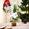27cm Mini table Christmas tree, Small size Christmas trees gift for kids and friends, desktop christmas tree, New year's tree decoration
