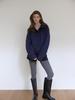 Asula Cozy Highneck Cardigan (Navy)