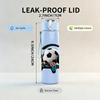 1PC Cute Soccer Ball Cartoon 750ml Color Plastic Sports Water Bottle Leakproof Flip Straw Lid Suitable for Sports Office Home Use