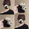 White/Black Hair Accessories, Elegant Camellia Fabric Hair Bands And Hair Accessories