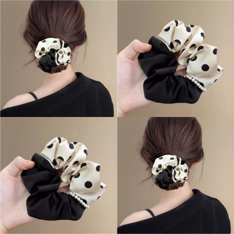 White/Black Hair Accessories, Elegant Camellia Fabric Hair Bands And Hair Accessories