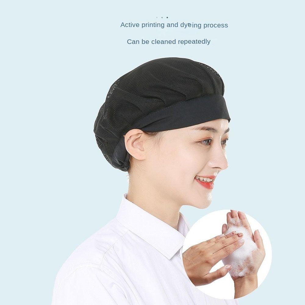 Hair Nets Work Hat Mesh Cooking Hygienic Cap Chic Chef Hat  Canteen Catering