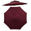 Polyester UV Resistant Replacement Enjoy Scenery Durable Canopy Umbrella Fade Top Cloth Replacement Stay Outdoors