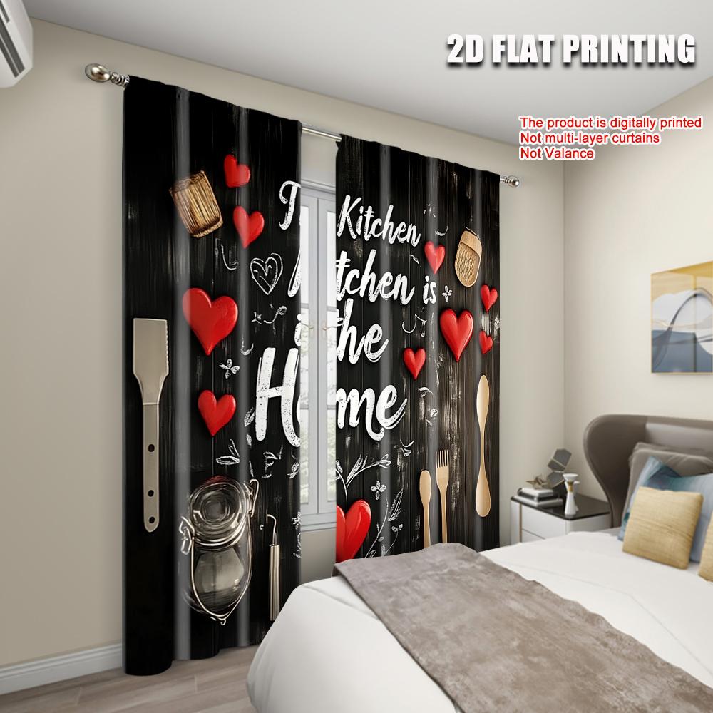 2pcs   plane printing Print Curtains Chic Blackout Kitchen Polyester Woven (without rod) Decorations For Home Use for Living