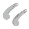 Professional Aluminum Alloy Garment Pattern Ruler For Clothing Designs And Tailoring B03E