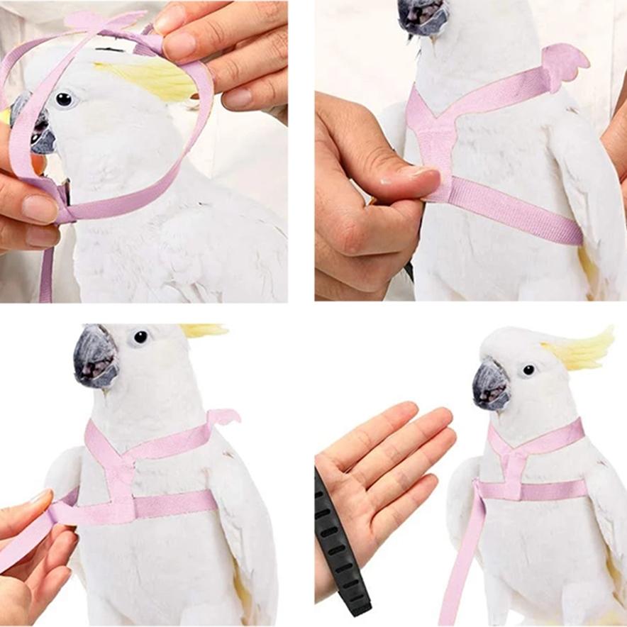 Parrot Flying Harness Rope Bird Walking Rope Ultra-light Flying Towing Rope