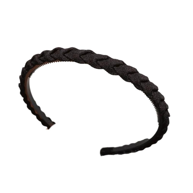 Secure Teeth Grip Hairband With Braided Design For Daily Skincare Workouts And Makeup Flyaway Control Stay In Place