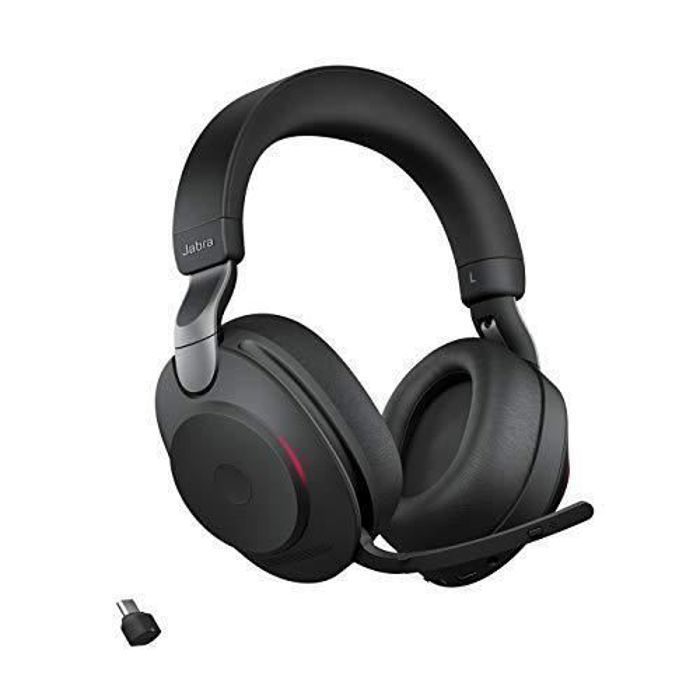 Casque PC - Jabra - Evolve2 85 - Sans Fil - Réduction de Bruit - Longue Durée de Batterie