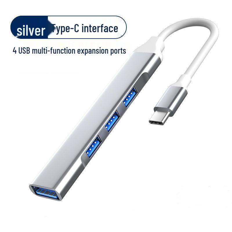 USB Type-C Hub: 4-Port Expansion Dock for Huawei Tablets, Phones, and Laptops
