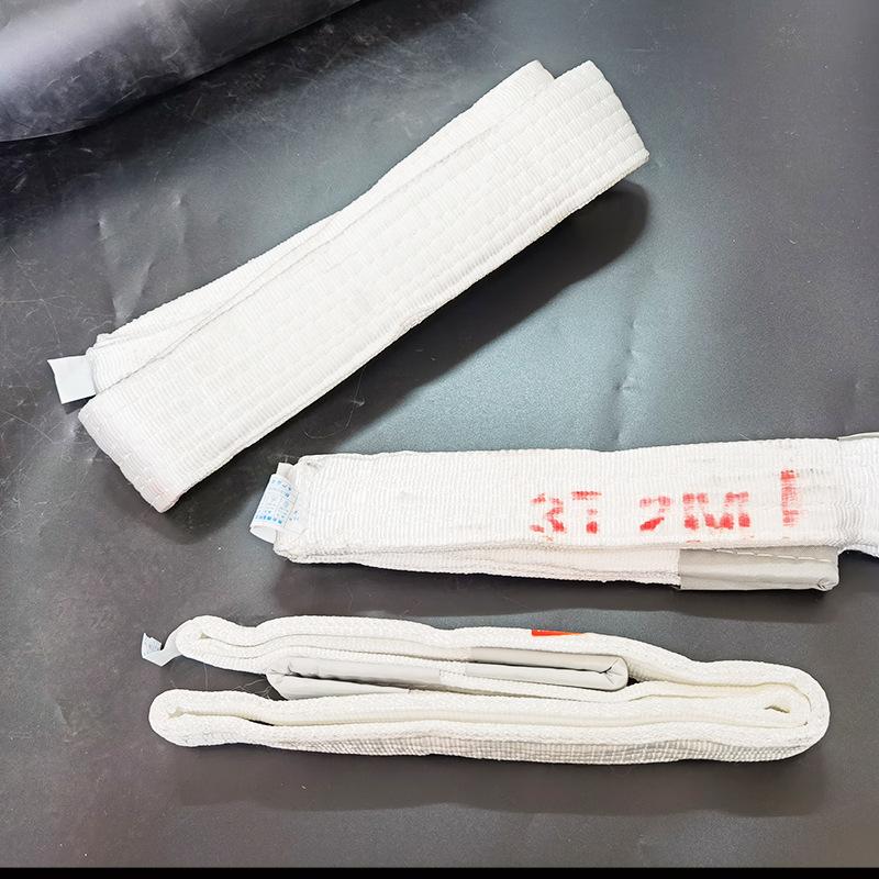 Polypropylene Thickened Acid-Washed Webbing Lifting Sling - Crane & Forklift Hoist Tie-Down Strap