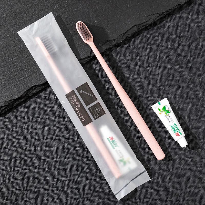 Miaojiayi Disposable Hotel Toothbrush & Toothpaste Set