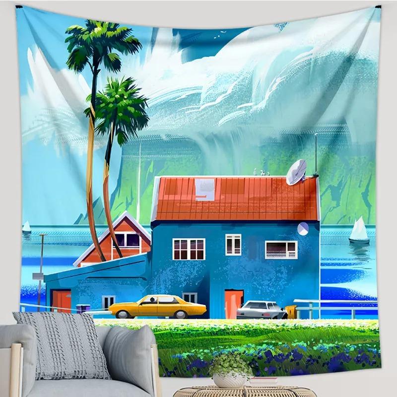 Landscape Hanging Cloth Decorative Tapestry Office Living Room Decoration Home Wall Tapestry