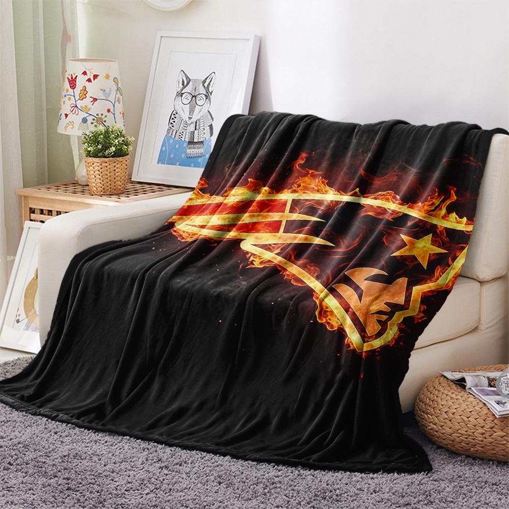 New England Patriots2 Flannel Blanket, High Quality Comfortable for All Seasons, Home Decor, Warmth and Comfort