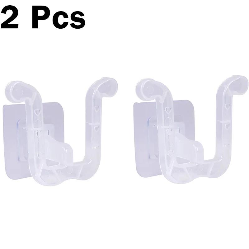 2/4 Slipper Hooks, Bathroom Wall Mounted Non Punched Slipper Rack, Self-adhesive Storage Rack for Slipper Hangers