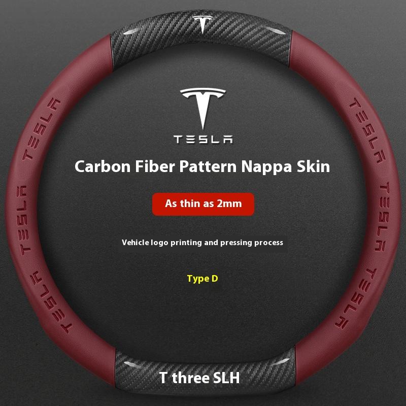 Car Steering Wheel Cover For Tesla Model 3 Model S Model Y Model X Roadster 2019-2025 Auto interior Steering Wheel Accessories