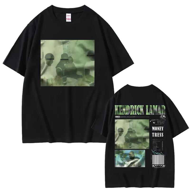 Rapper Kendrick Lamar DAMN Same Graphics T Shirt Summer Unisex Women Fashion Hip Hop Oversized TShirts Unisexs Vintage Cotton Tshirt