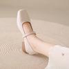2025 Spring Patent Leather Women Mary Jane Shoes Fashion Soft Sole Shoes Elegant Wedding Party Shoes