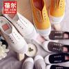 Belle Breathable Canvas Shoes Casual Little White Shoes Season Korean Version One-pedal Shoes Flat Single Shoes
