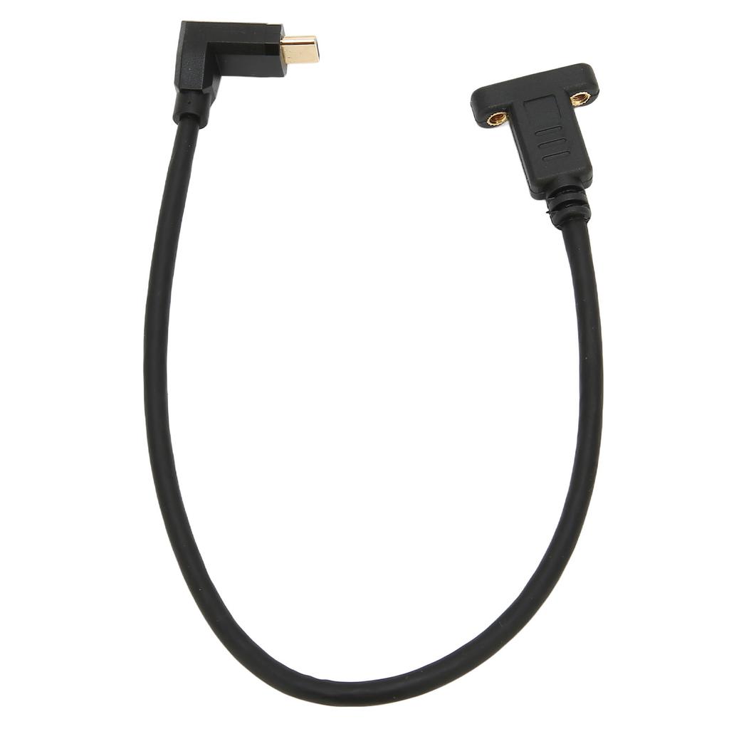 TypeC Male to Female Extension Cable USB3.1 Stable Fast TypeC Male to Female Adapter with Panel Mount Screw Hole
