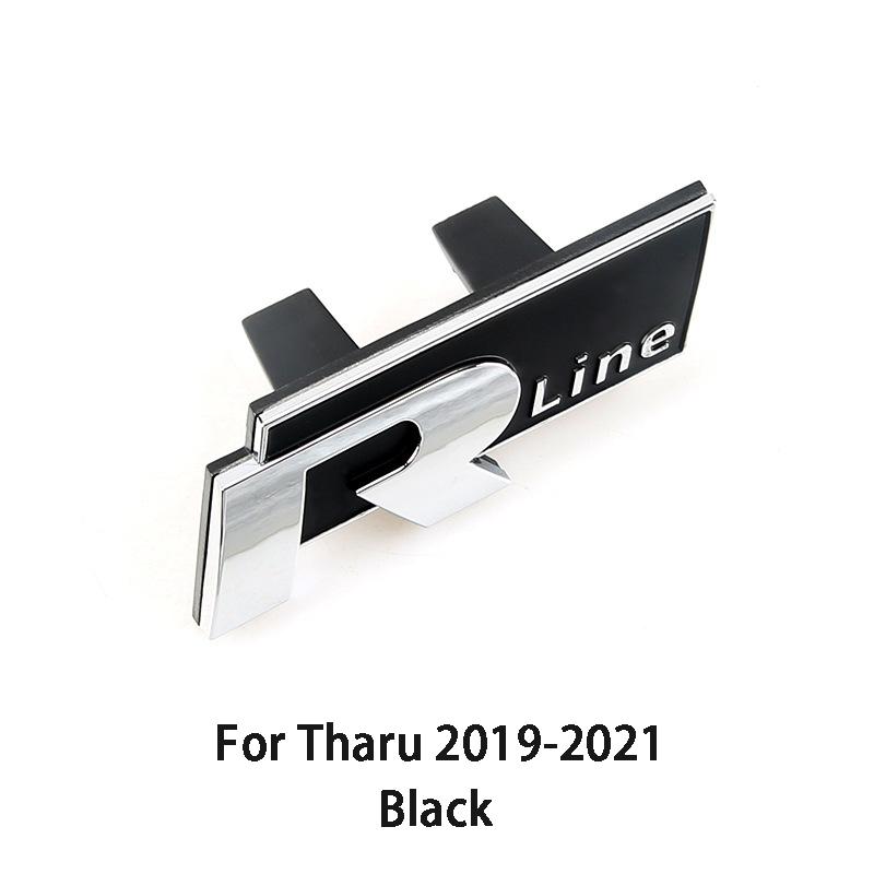 3D Car Grill Emblem Rline Badge R line Car Grille Stickers for Volkswagen VW Bora Sagitar Magotan Lavida Tryron Tharu Tiguan CWS1 