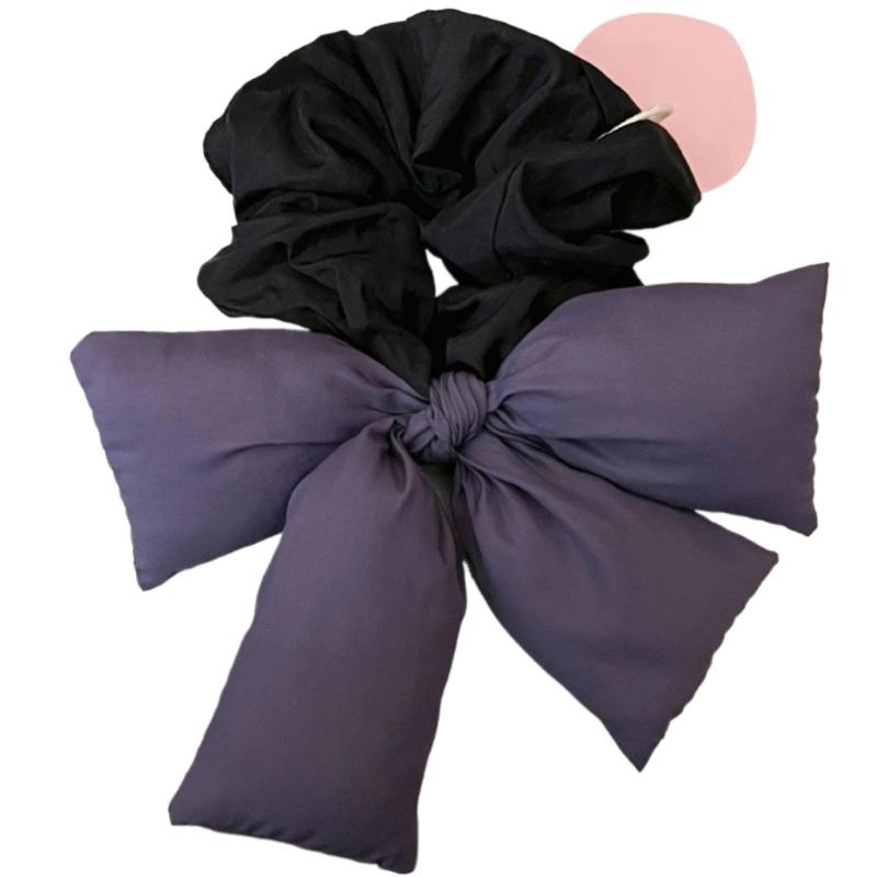 Bowknot Hair Scrunchies Thick Oversized Hair Scrunchy Elegant Hair Rope Scrunchy Women Ponytail Holder
