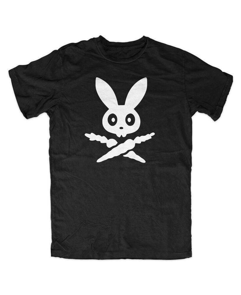

Прямая футболка унисекс с изображением кролика и черепа в стиле рок-н-ролл, рокабилли, веганов, веганов, вегетарианцев