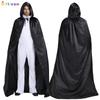 Halloween Wizard Reaper Demon Vampire Cape Show Props Cape Hooded Cape Adult Children's Costume