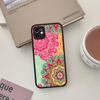 Mandala Painting For iPhone 11 12 13 14 15 16 Pro Max Plus Matte Translucent Phone Cover