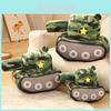 Cute Simulation Tank Plush Toy Pillow For Kids' Room Decoration And Gifts
