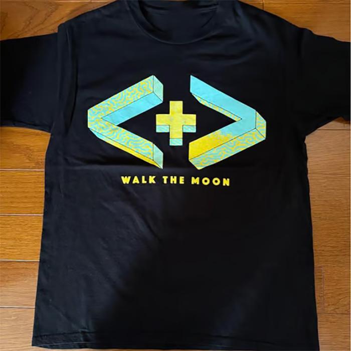 WALK THE MOON Band Short Sleeve Black All Size Unisex T-Shirt OB164 Unisex T-Shirt M