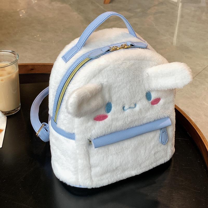 Rucsac Drăguț din Lână pentru Femei Nouă Modă Navetistă Fată Rucsac Mic Fată Moale