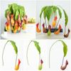 Multicolor Artificial Pitcher Plants Greenery Accessories Green Leaves Hanging Green Plants Photo Props Faux Plant