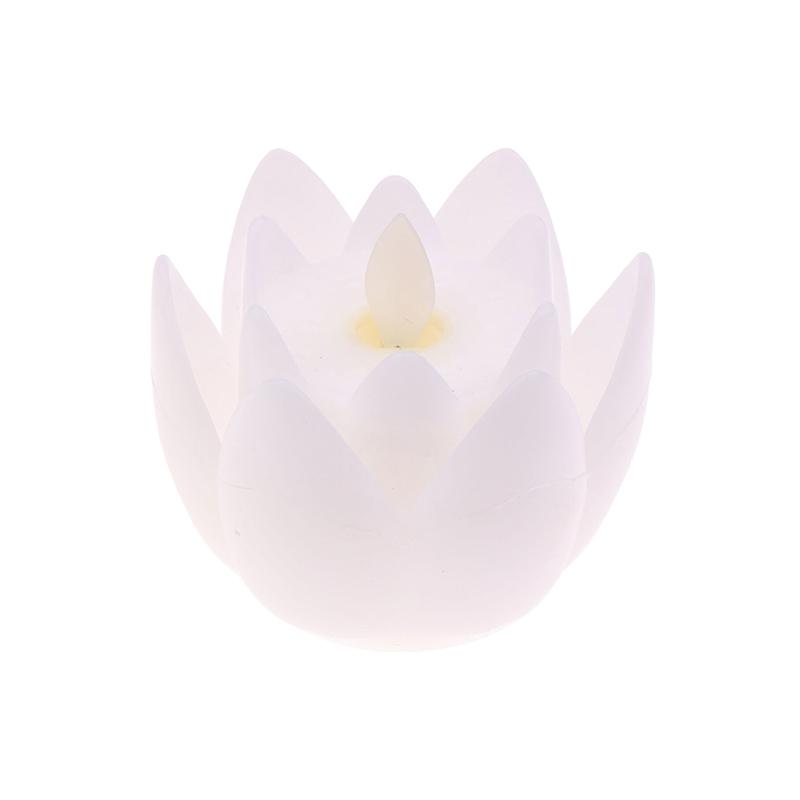 Lotus Lantern In Front Of The Temple Led Electronic Candle Lamp Buddhist Hall Lanterns Wishing Light Temple Festival Decoration