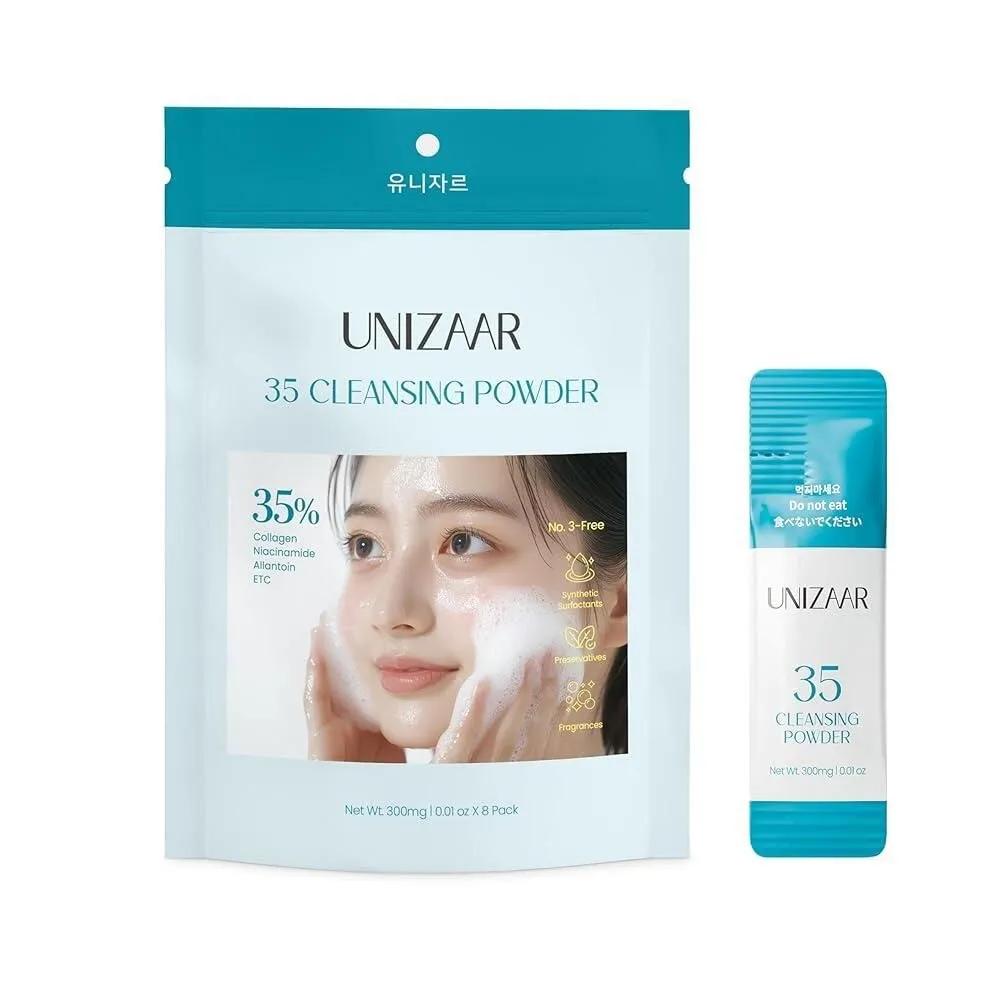 

[UNIZAAR] 35 Cleansing Powder Face Wash 0.3g 0.01oz x 8 Sticks