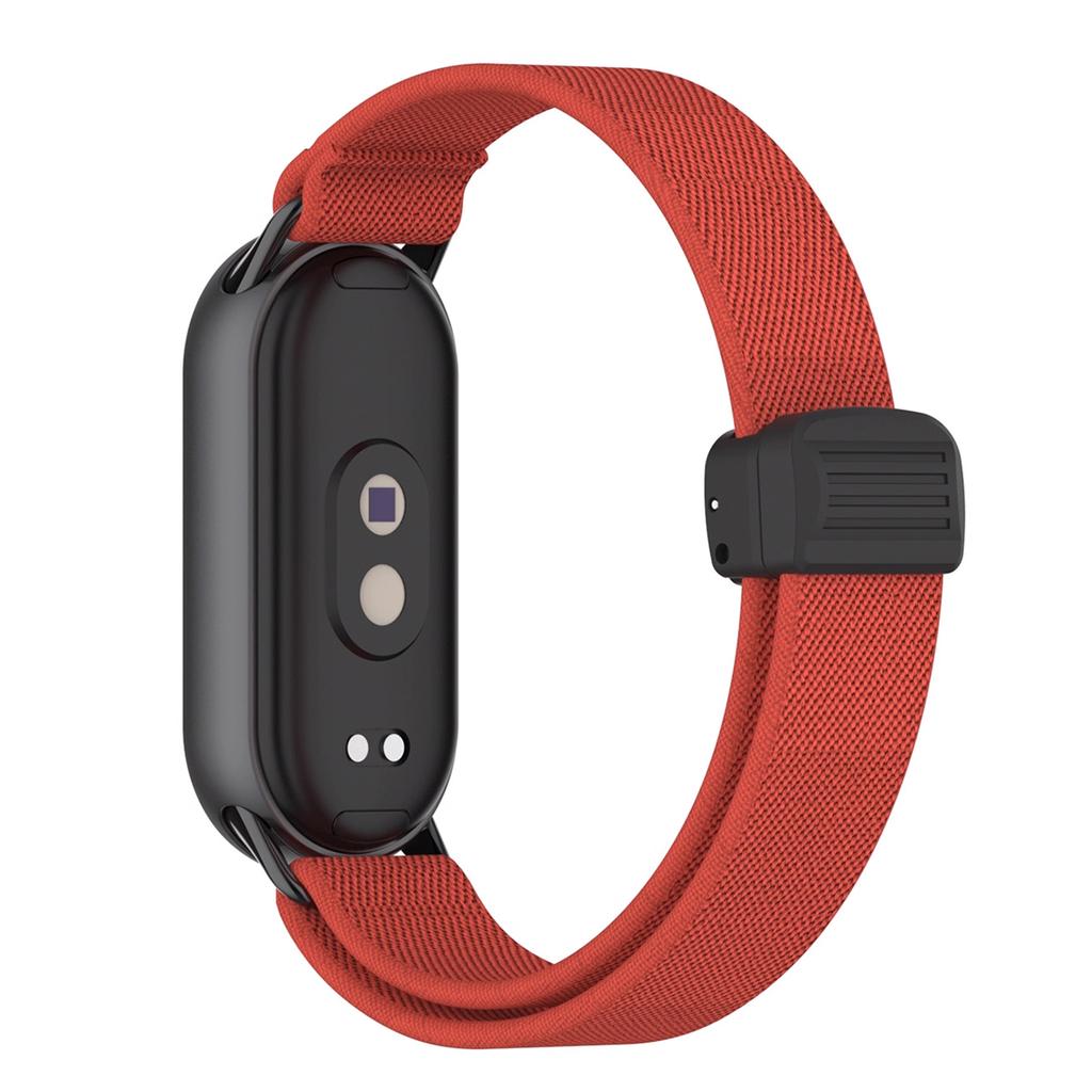 Elastic Nylon Band For Xiaomi Band 10/9/8 Magnetic Braided Sport Band For Miband 10 9 8 NFC Smartwatch Replacement Bracelet