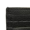 Used 10656 CD Icon Card Holder 2ESCH135CDI_H00N 7946 Current Icon Signature Grain Calfskin Pass Case/Business Card Logo